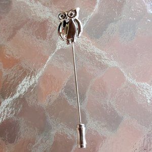 Vintage 1960s Trifari Silver Qwl Stick Pin